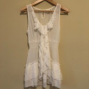 mine Sheer Sleeveless Blouse (S)